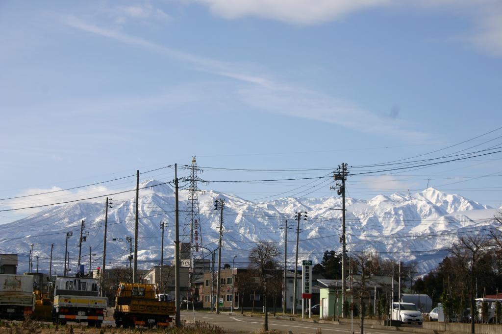 寒中の妙高山