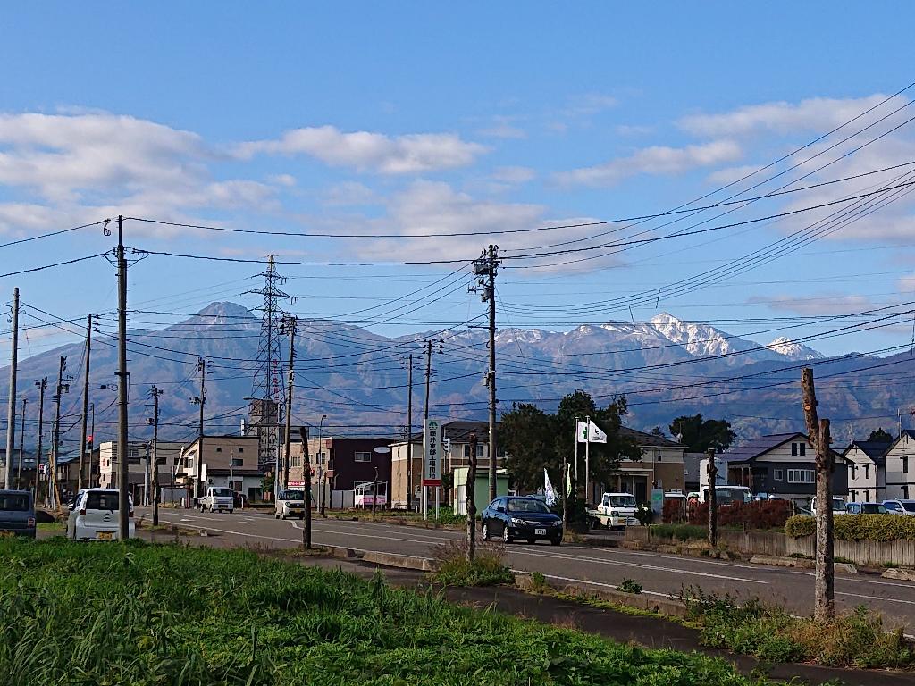 *⁂*⁂妙高山初冠雪*⁂*⁂