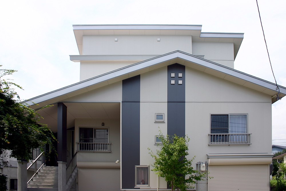 妙高市 二世帯住宅に増築 全面リフォーム 内装外壁屋根塗装 リビング 水廻りリフォーム