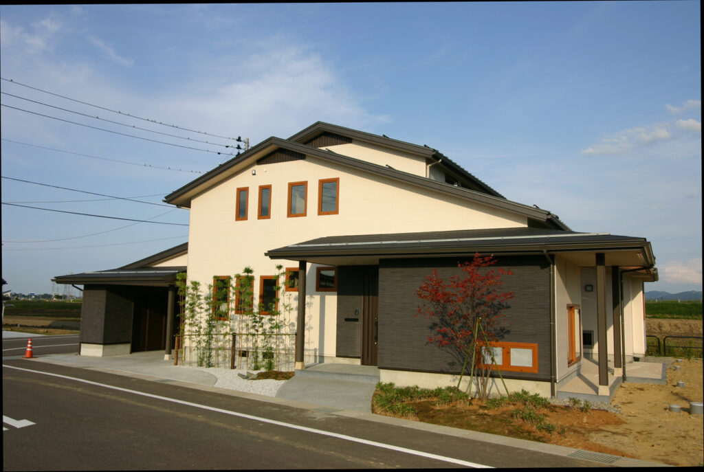 上箱井の和モダンの家